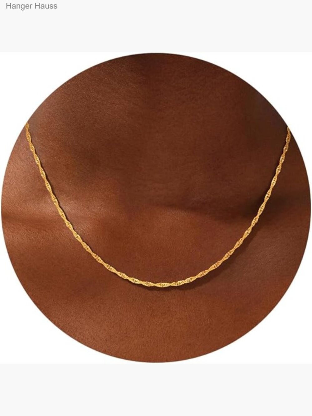 S925 Sterling Silver Wave Chain Necklace 16-22 Inch